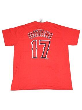 Shohei Ohtani #17 Majestic Los Angeles Angels Short Sleeve T-Shirt Size XXL